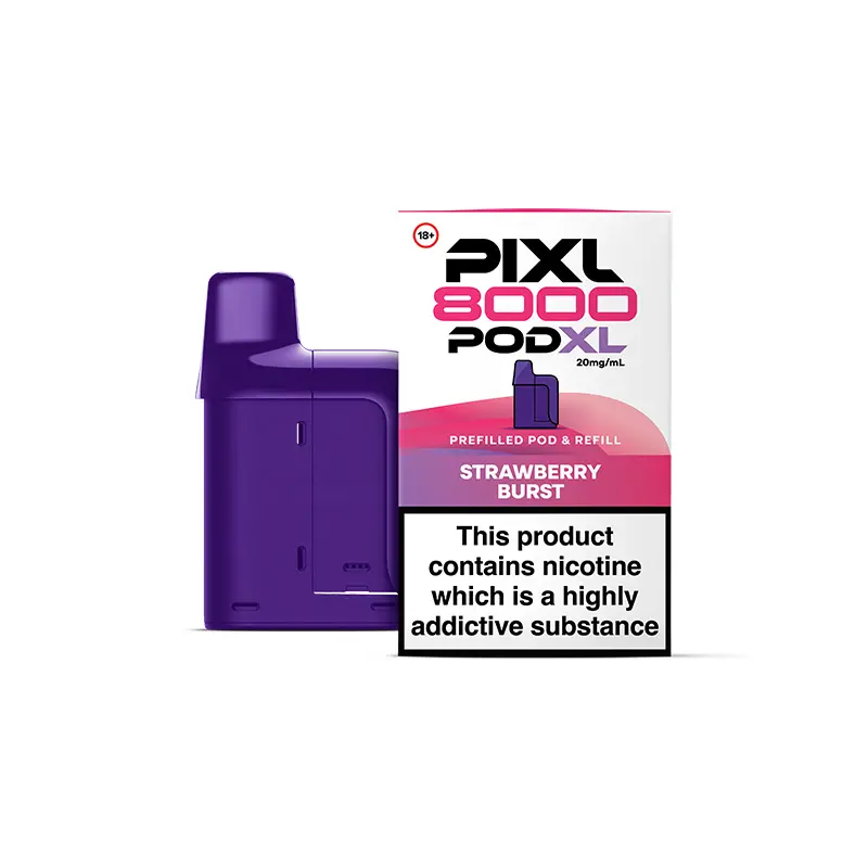 Strawberry Burst PIXL 8000 Prefilled Pods